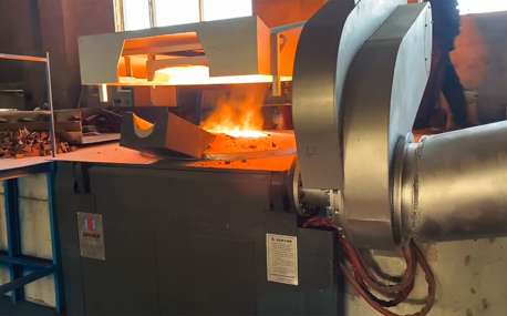 melting copper furnace