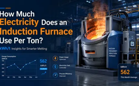 How Much Electricity Does an Induction Furnace Use Per Ton