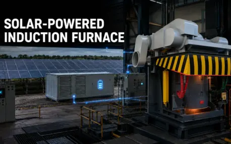 Can an Industrial Induction Furnace Run on Solar Power and Battery Storage