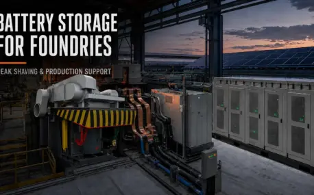 How Battery Energy Storage Supports Foundry Peak Shaving and Production