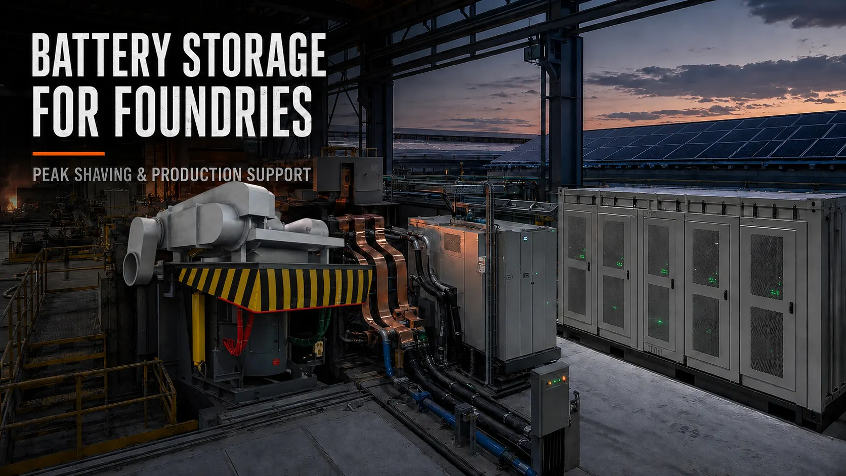 How Battery Energy Storage Supports Foundry Peak Shaving and Production