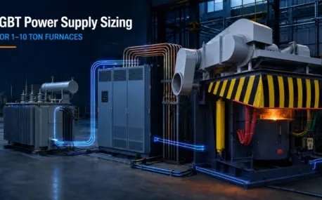 IGBT Power Supply Sizing for a 1–10 Ton Induction Furnace kW, Transformer and Production Checklist