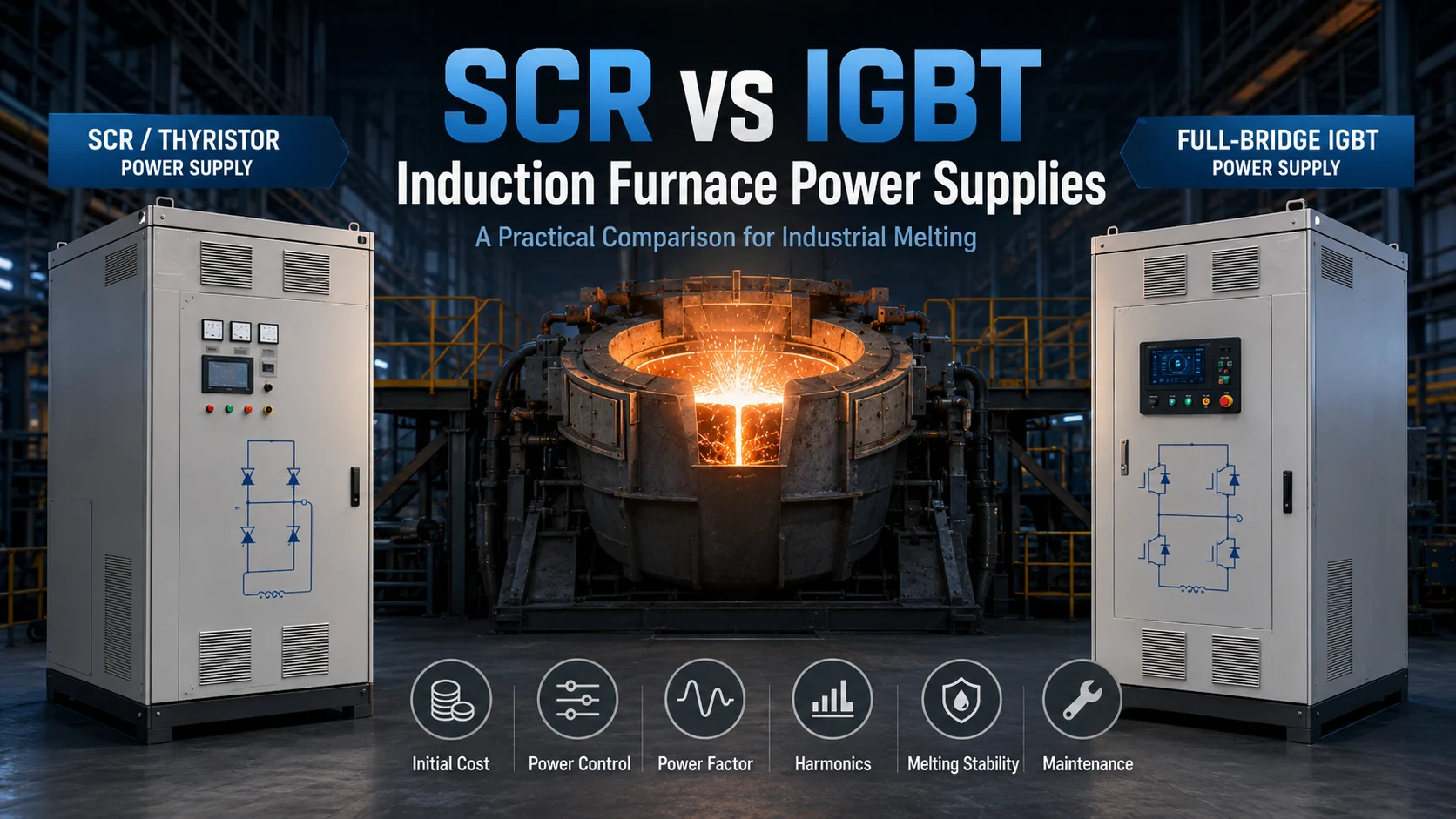 SCR vs IGBT Induction Furnace Power Supplies How to Choose