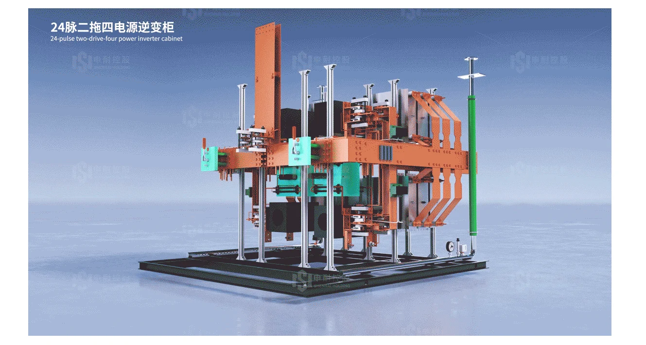 SHENNAI medium-frequency IGBT power supply cabinet for a 1–10 ton induction furnace