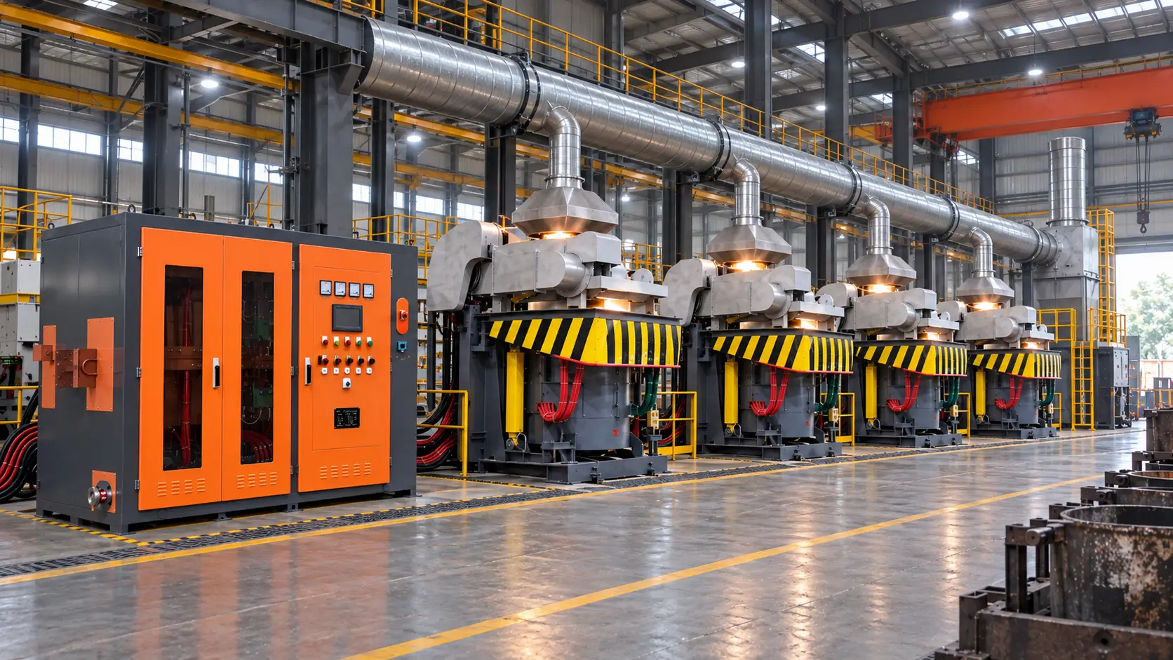 1-to-4 Multi-Power Induction Furnace Systems How to Increase Output Without Adding Transformer Capacity