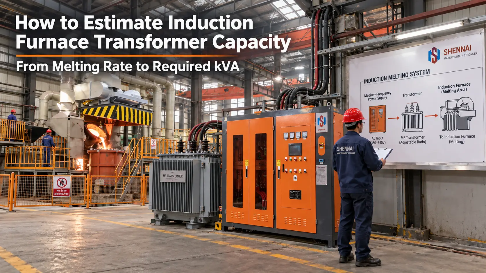 How to Estimate Induction Furnace Transformer Capacity From Melting Rate to Required kVA