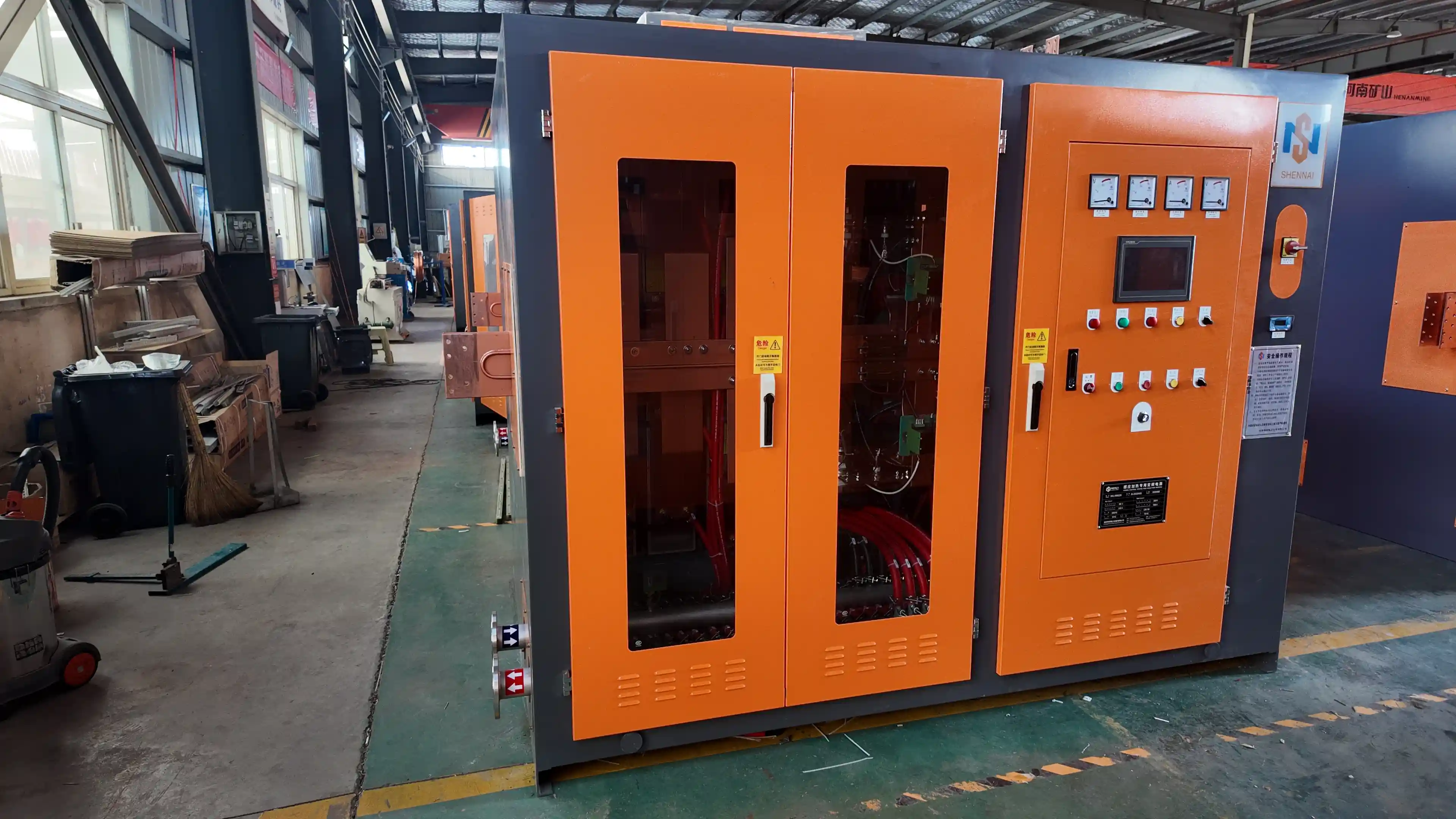 SHENNAI 6-pulse four-output SCR series-inverter medium-frequency power supply cabinet for induction furnaces